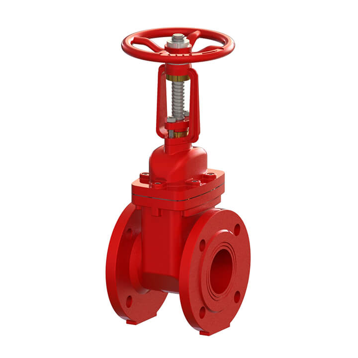 Flanged resilient seated gate  valve  OS&Y