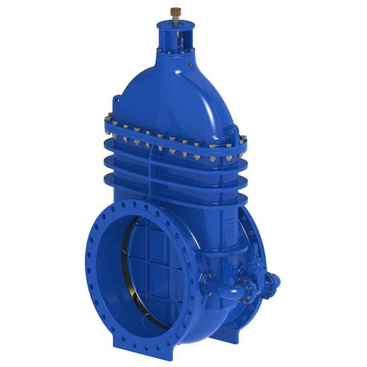 Metal seated gate valve