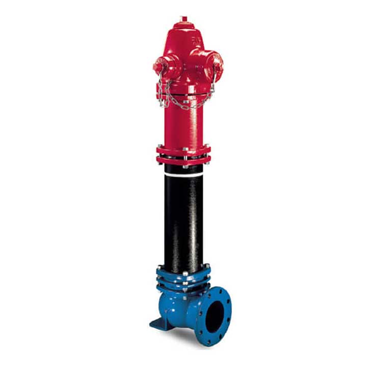 Dry barrel monitor hydrant