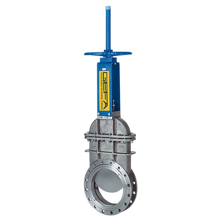 Fabricated high pressure knife gate valve